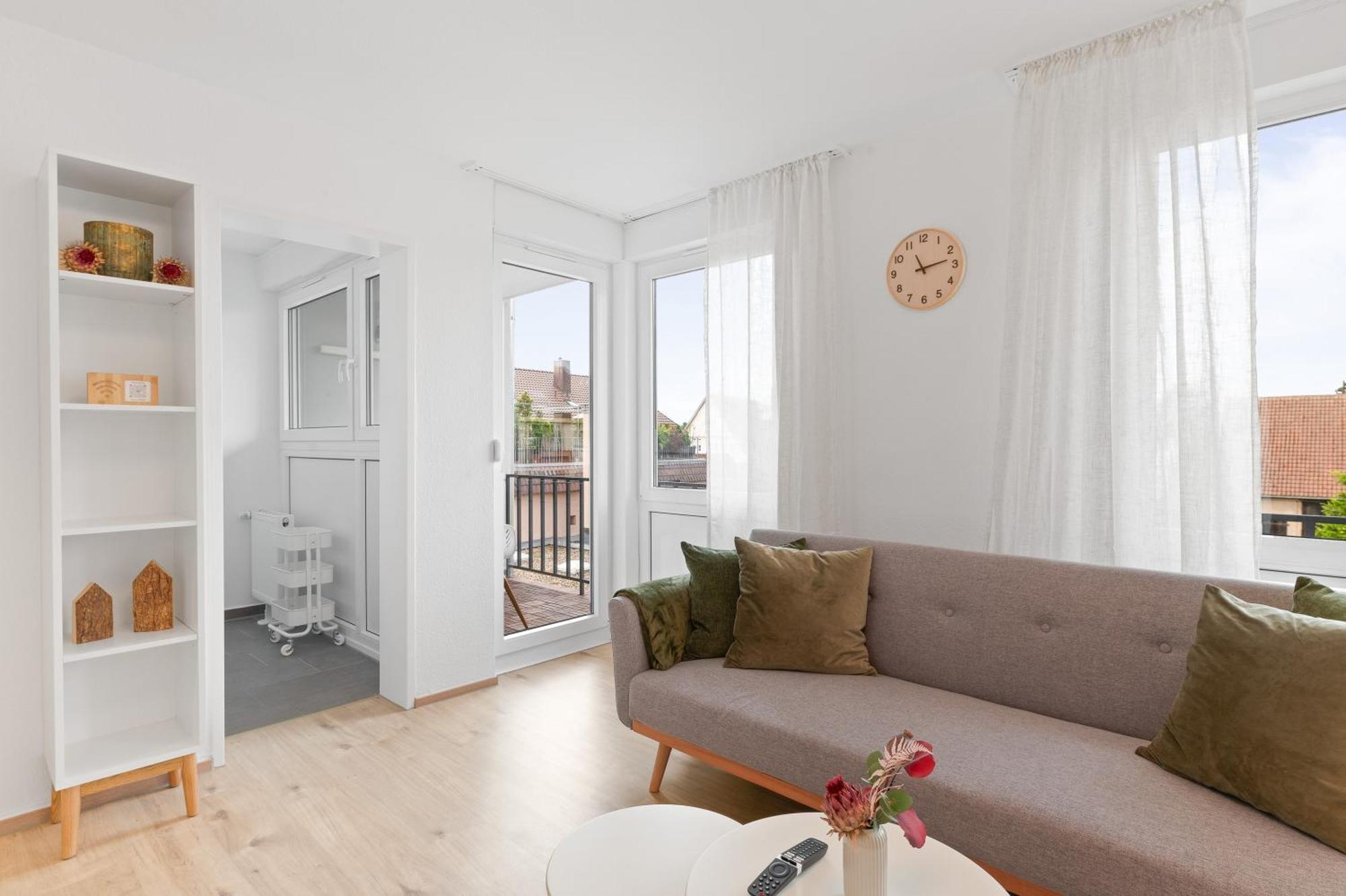 Wohlfuehl-Apartment I Zentral I Balkon I Kueche 펠바흐 외부 사진